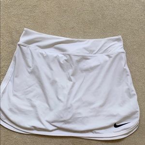 Nike Dri-Fit white tennis skirt